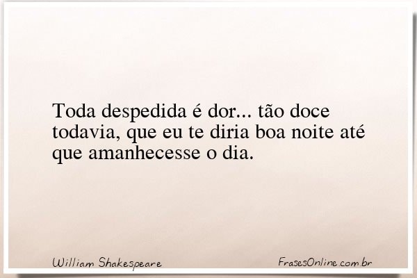 Frase de William Shakespeare